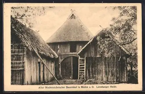 AK Müden / Lüneburger Heide, Alter Niedersächsischer Bauernhof