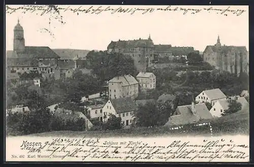 AK Nossen, Schloss mit Kirche