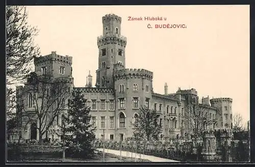 AK Budweis / Ceske Budejovice, Schloss Frauenberg