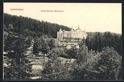 AK Marienbad, Hotel Schloss Miramonti