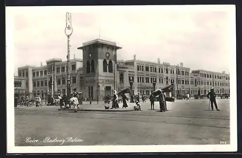 AK Caire, Railway Station, Bahnhof