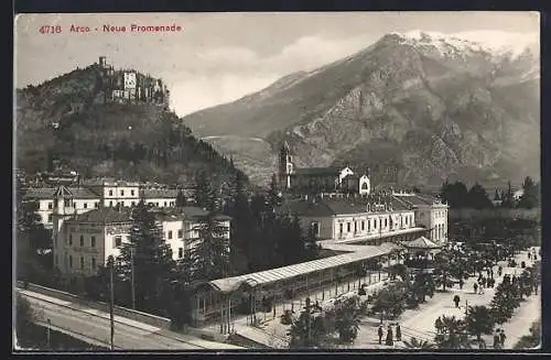 AK Arco, Neue Promenade mit Kirche