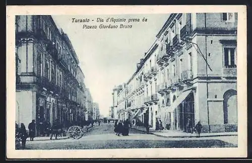 AK Taranto, Via d`Aquinio presa da Piazza Giordano Bruno