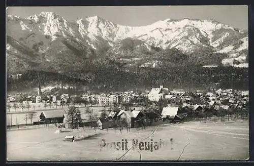 AK Goisern, Ortsansicht im Winter