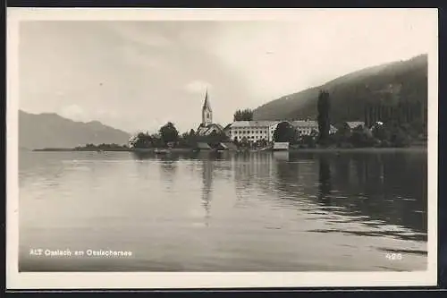 AK Alt Ossiach am Ossiachersee, Ansicht vom Wasser aus