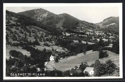 AK Laaben, Glashütte-Klamm aus der Vogelschau