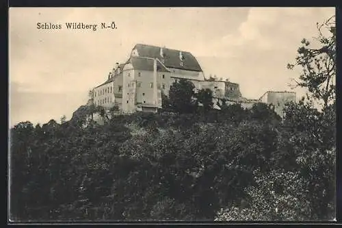 AK Irnfritz-Messern /N.-Ö., Blick aufs Schloss Wildberg