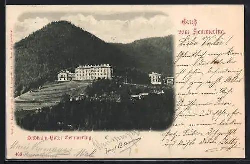 AK Semmering, Südbahn-Hotel Semmering