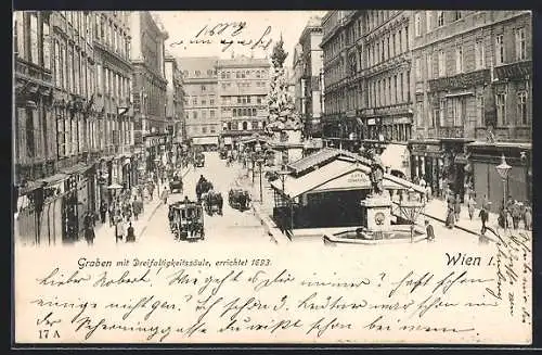 AK Wien, Graben mit Dreifaltigkeitssäule