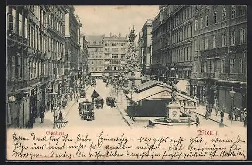 AK Wien, Graben, Cafe Schrandl, Geschäfte