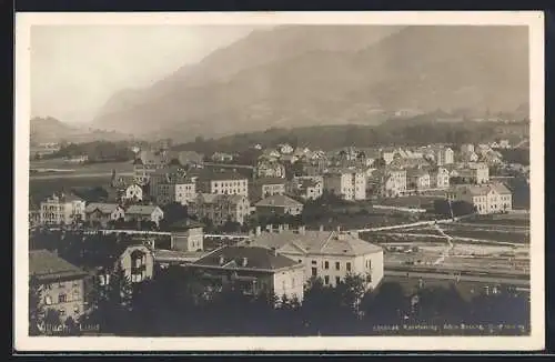 AK Villach, Lind, Ortsansicht aus der Vogelschau