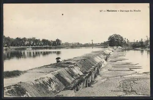 AK Moissac, Barrage du Moulin