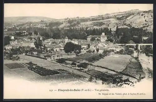 AK Fénayrols-les-Bains, Vue générale