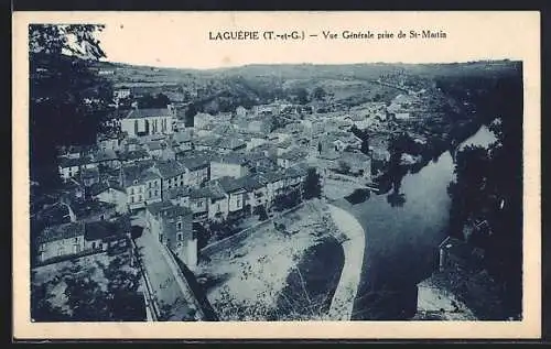 AK Laguépie, Vue générale prise du St-Martin