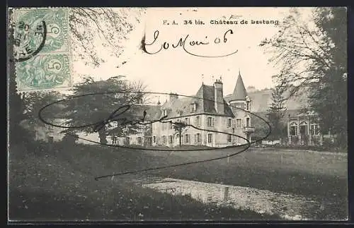 AK Lestang, Vue du Château de Lestang et du parc environnant