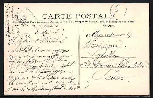 AK Lestang, Vue du Château de Lestang et du parc environnant