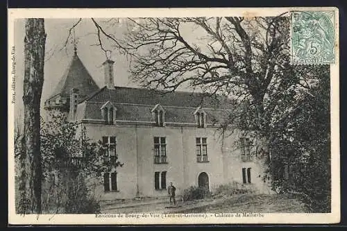 AK Bourg-de-Visa, Château de Malherbe