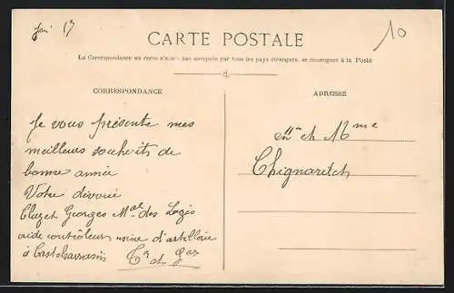 AK Bardigues, Vue du Château