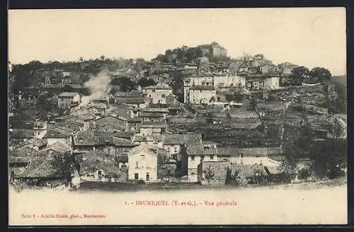 AK Bruniquel, Vue générale du village