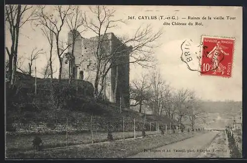 AK Caylus, Ruines de la vieille Tour dite Château du Roi