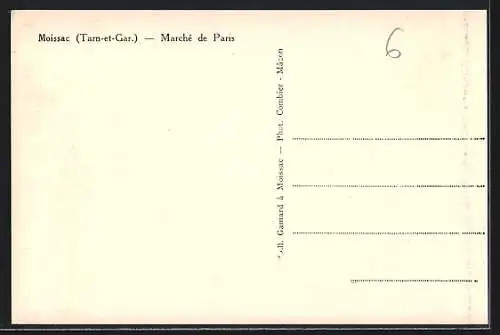 AK Moissac, Marché de Paris