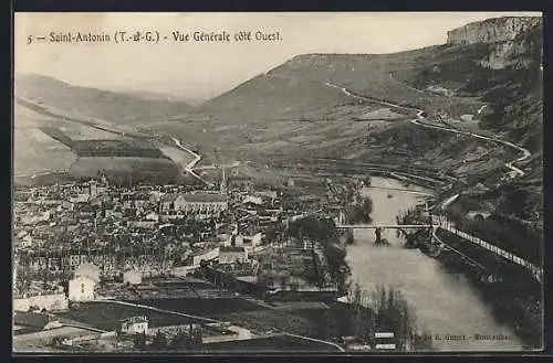 AK Saint-Antonin, Vue Générale côté Ouest