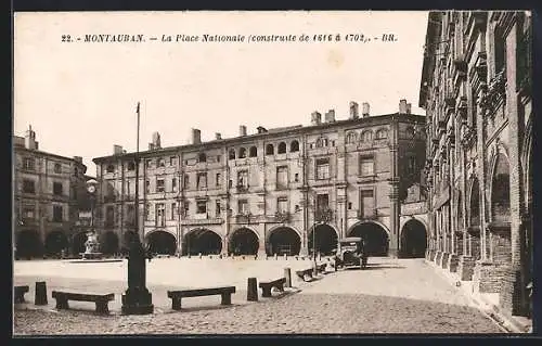 AK Montauban, La Place Nationale, construite de 1616 à 1702