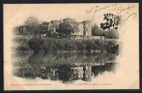 AK Reynès, Le Château et son reflet dans l`eau