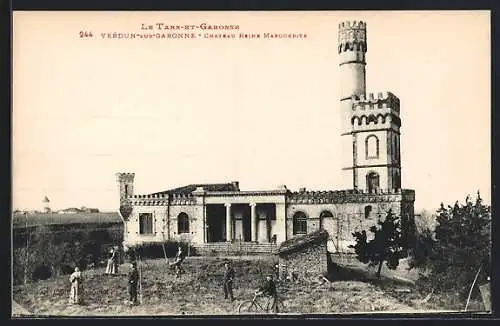 AK Verdun-sur-Garonne, Château Reine Marguerite