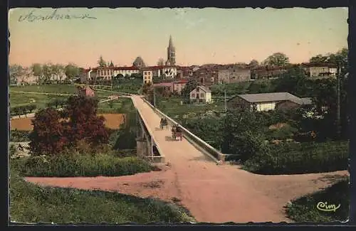 AK Montricoux, Vue générale et le Pont