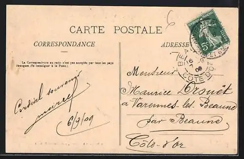 AK Montpezat-de-Quercy, Vue générale Sud-Ouest