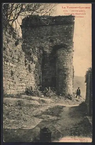 AK Bruniquel, Tour des Remparts du Château