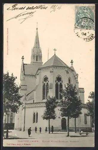 AK Valence-d`Agen, Église Notre-Dame des Misères