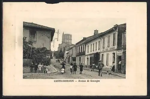 AK Castelsarrasin, Avenue de Gascogne