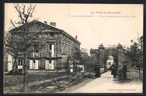 AK Castelsarrasin, Vue intérieure de l`Hôtel-Dieu