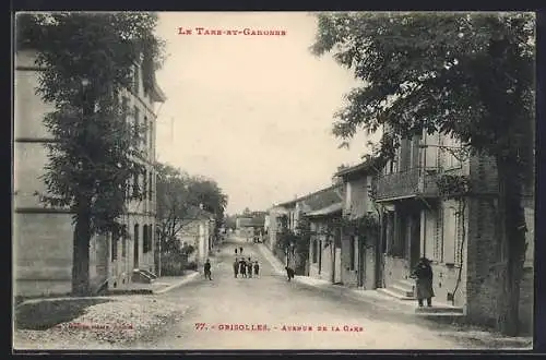 AK Grisolles, Avenue de la Gare