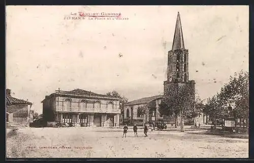 AK Finhan, La Place et l`Église