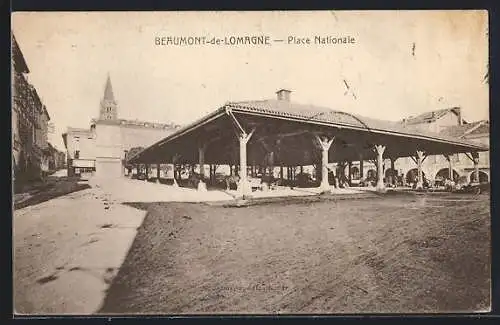 AK Beaumont-de-Lomagne, Place Nationale