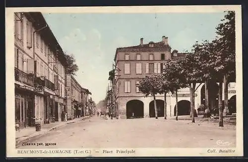 AK Beaumont-de-Lomagne, Place Principale