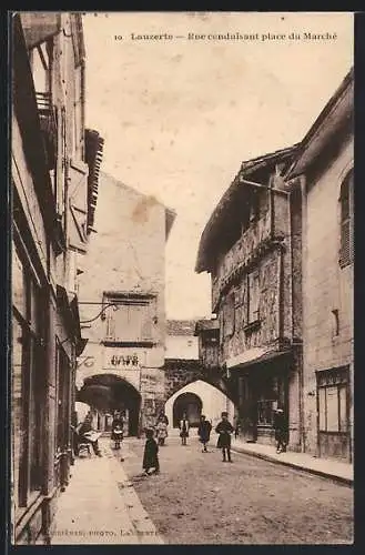 AK Lauzerte, Rue conduisant place du Marché