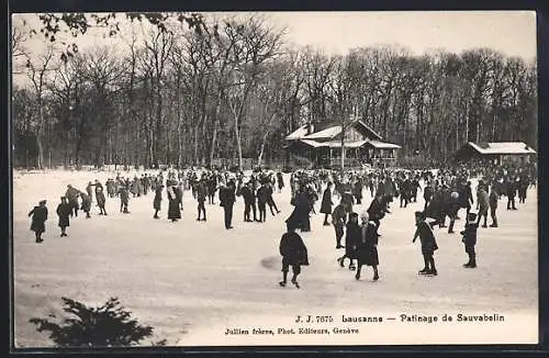 AK Lausanne, Patinage de Sauvabelin, Schlittschuhläufer