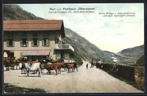 AK Oberalpsee, am Kur- und Posthaus