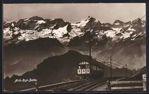 AK Rigi-Kulm, Partie der Arth-Rigi-Bahn