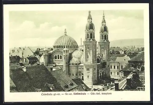 AK Sibiu / Hermannstadt, Catedrala gr.-or., Griechisch-Orthodoxe Kathedrale