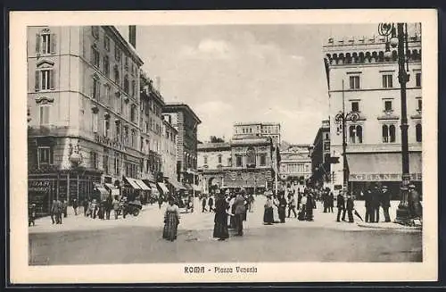 AK Roma, Piazza Venezia, Strassenpartie