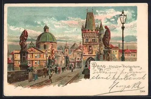 Lithographie Praha, Staromestská mostecká vez