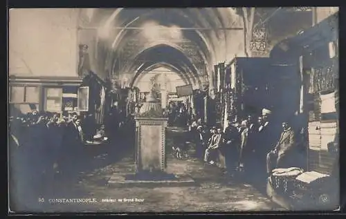 AK Constantinople, Intèrieur du Grand Bazar