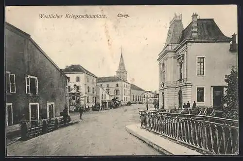 AK Cirey, Westlicher Kriegsschauplatz