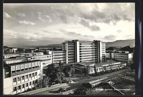 AK Zürich, Blick auf Kantonsspital