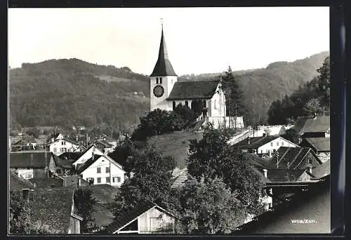 AK Wila /Zch., Teilansicht mit Kirche